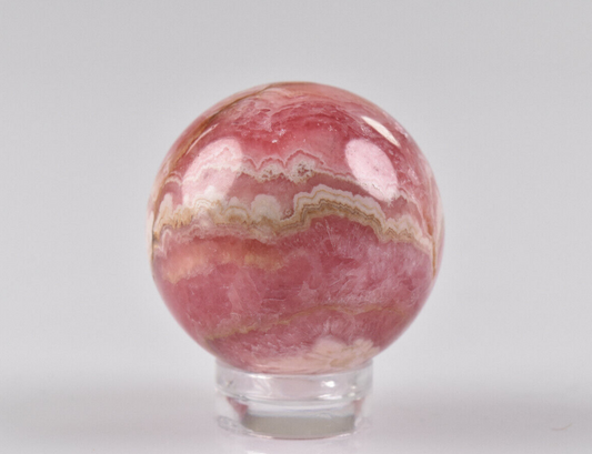 AA Rhodochrosite Sphere from Argentina  3.0 cm  # 17378