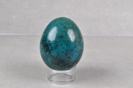 AA Chrysocolla and Malachite Egg from Peru  4.6 cm  # 16001